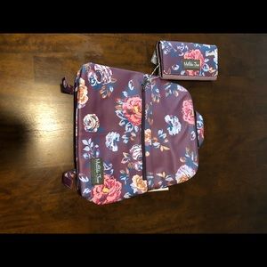 Floral print backpack